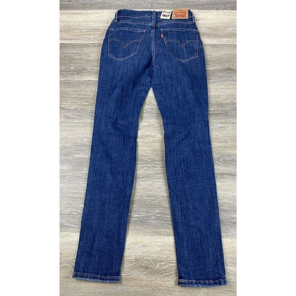 NWT Levi's 721 Womens 26 -High Rise Skinny Jeans Blue Denim Pants NEW‎ WITH TAGS - Picture 11 of 13